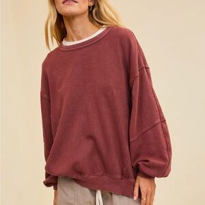 Oversized Black Aerie Sweatshirt